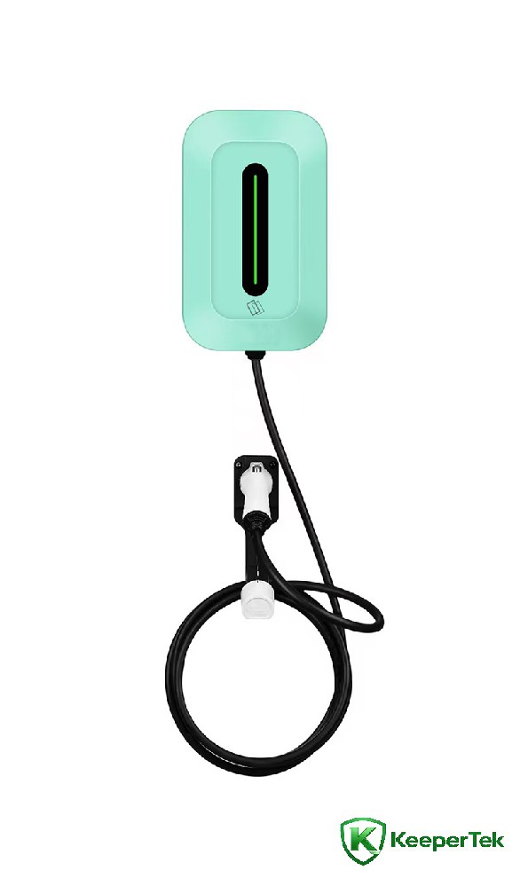 7KW essiddwa ku bbugwe/ekika ky’empagi AC car charging pile KT-HC05