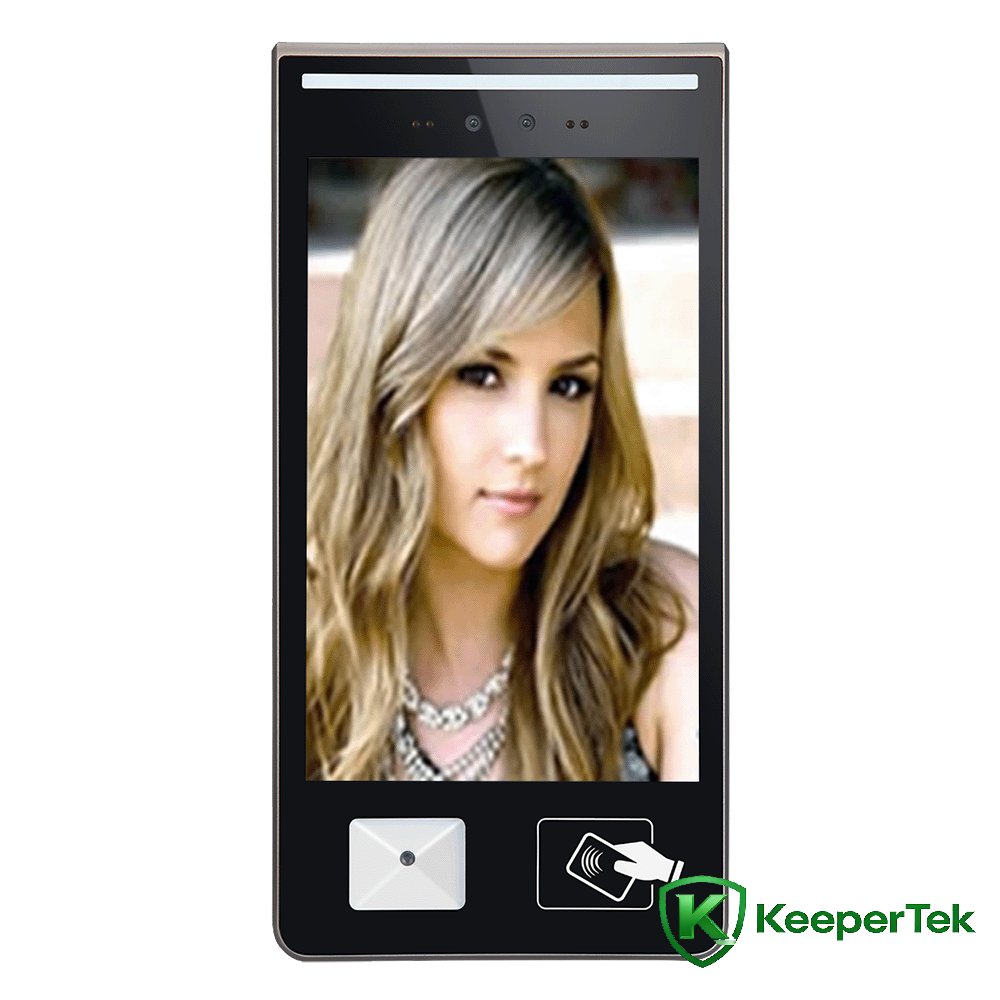 10.1-inch face recognition QR code card swiping n’okulanga ekyuma kyonna mu kimu KT-FR016